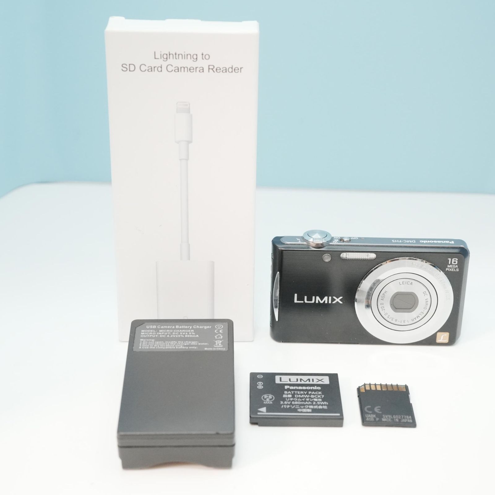 Panasonic LUMIX DMC-FH5 デジカメ スマホ転送OK フルセット a5995