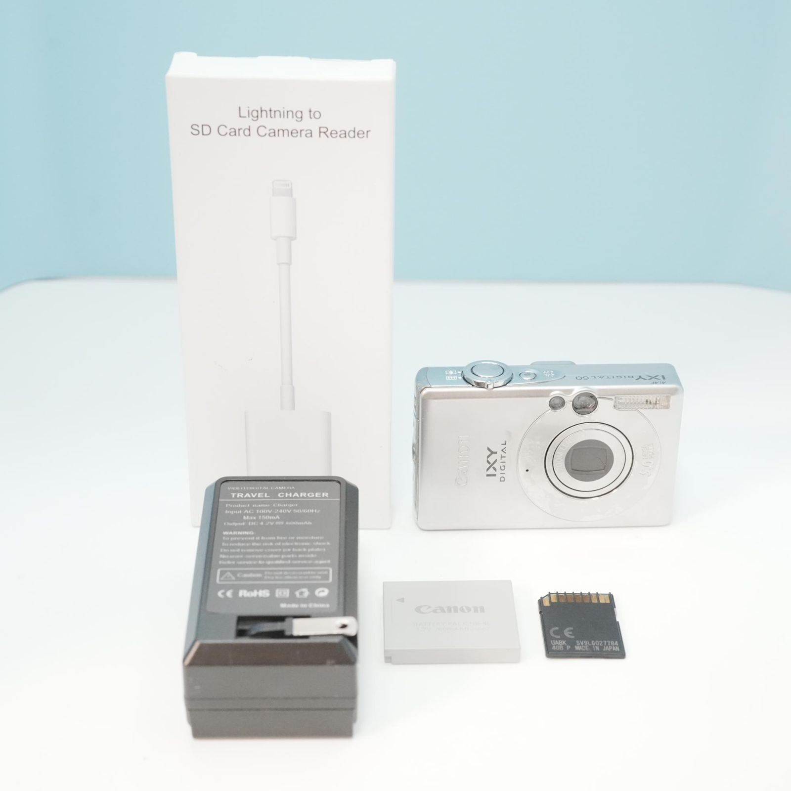 Canon IXY DIGITAL 60 デジカメ スマホ転送OK フルセット a5994 - メルカリ