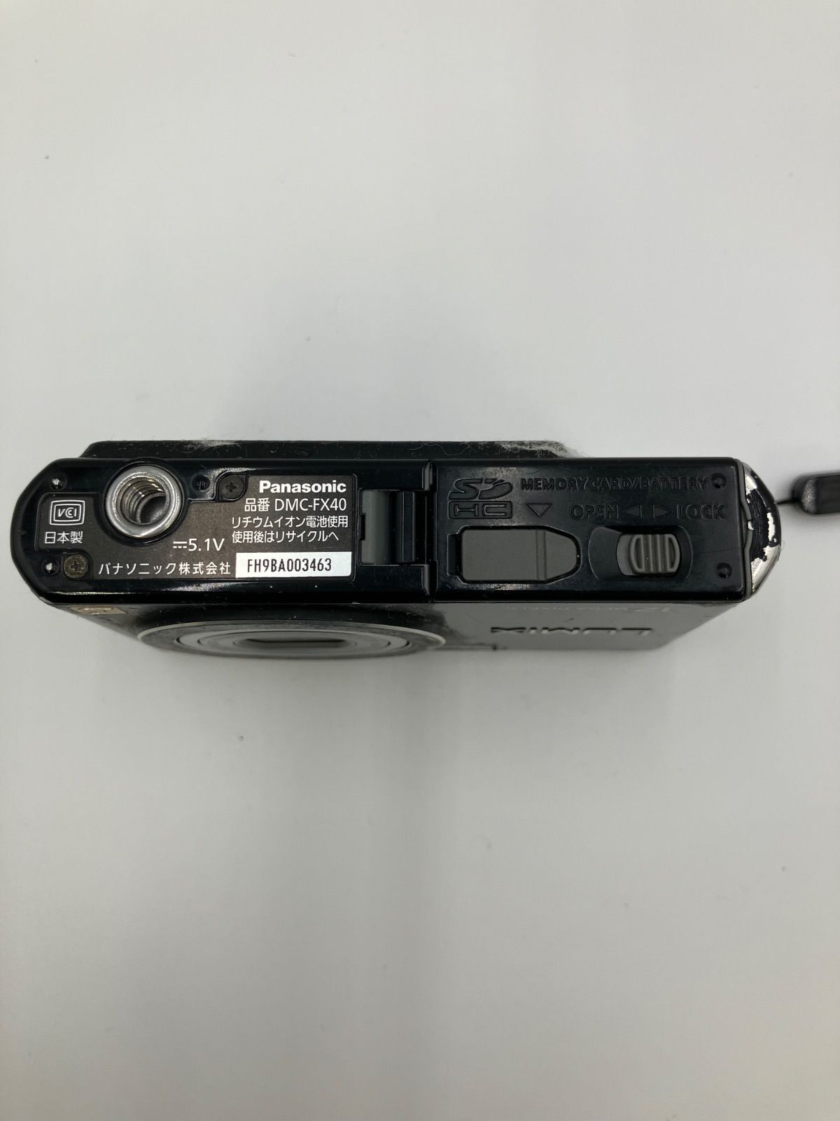 BC10 Panasonic DMC-FX40 LUMIX 12 MEGA PIXELS MEGA O.I.S./25㎜ WIDE