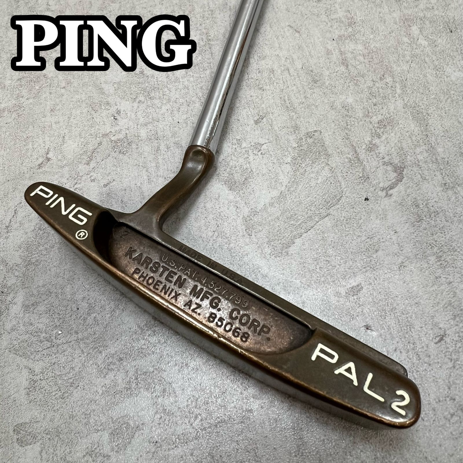 PING PAL2 BeCu メンズゴルフ パター 約35インチ 右利き用 ピン パル2 
