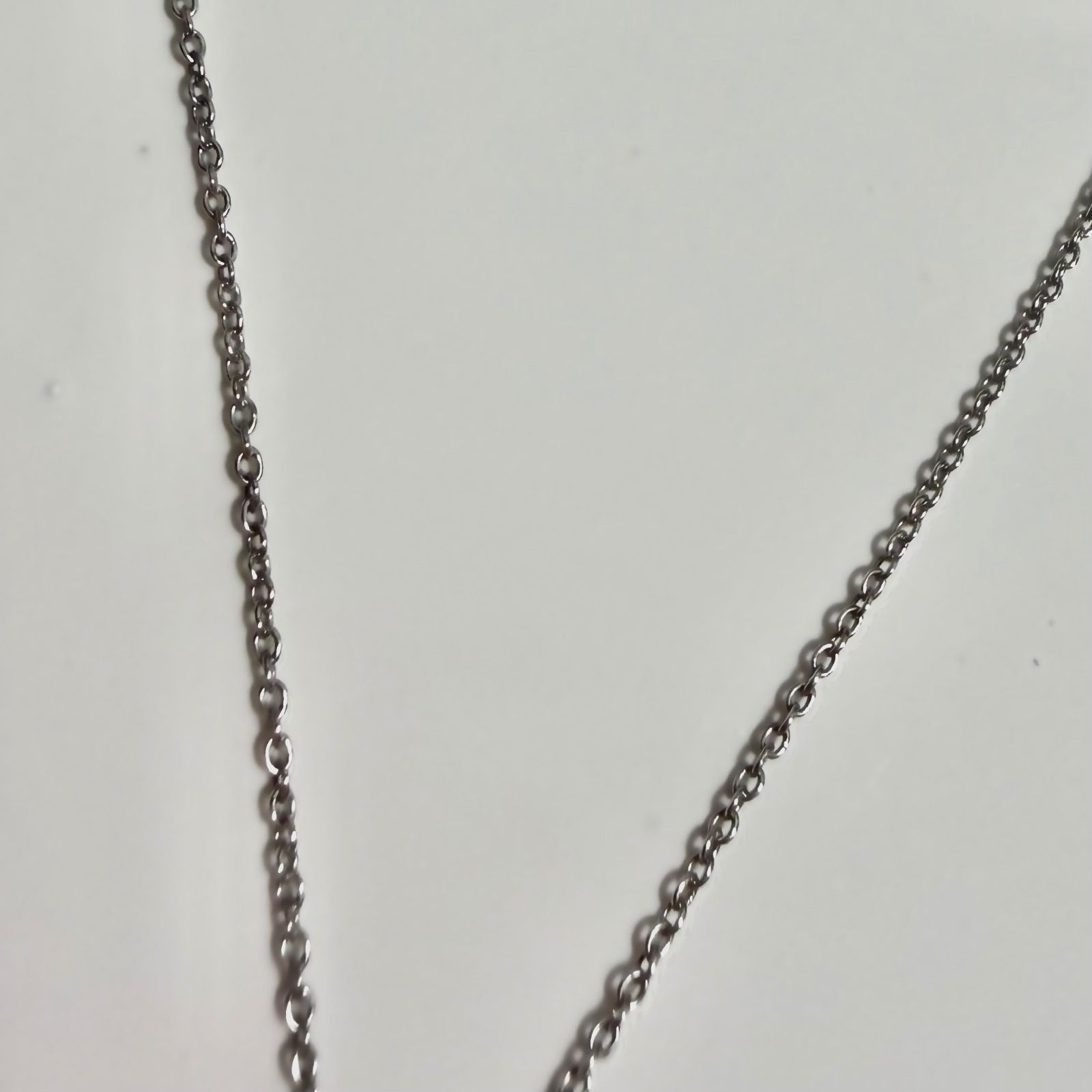 美品 Tiffany&Co. ティファニー オープンハート ネックレス Mサイズ 