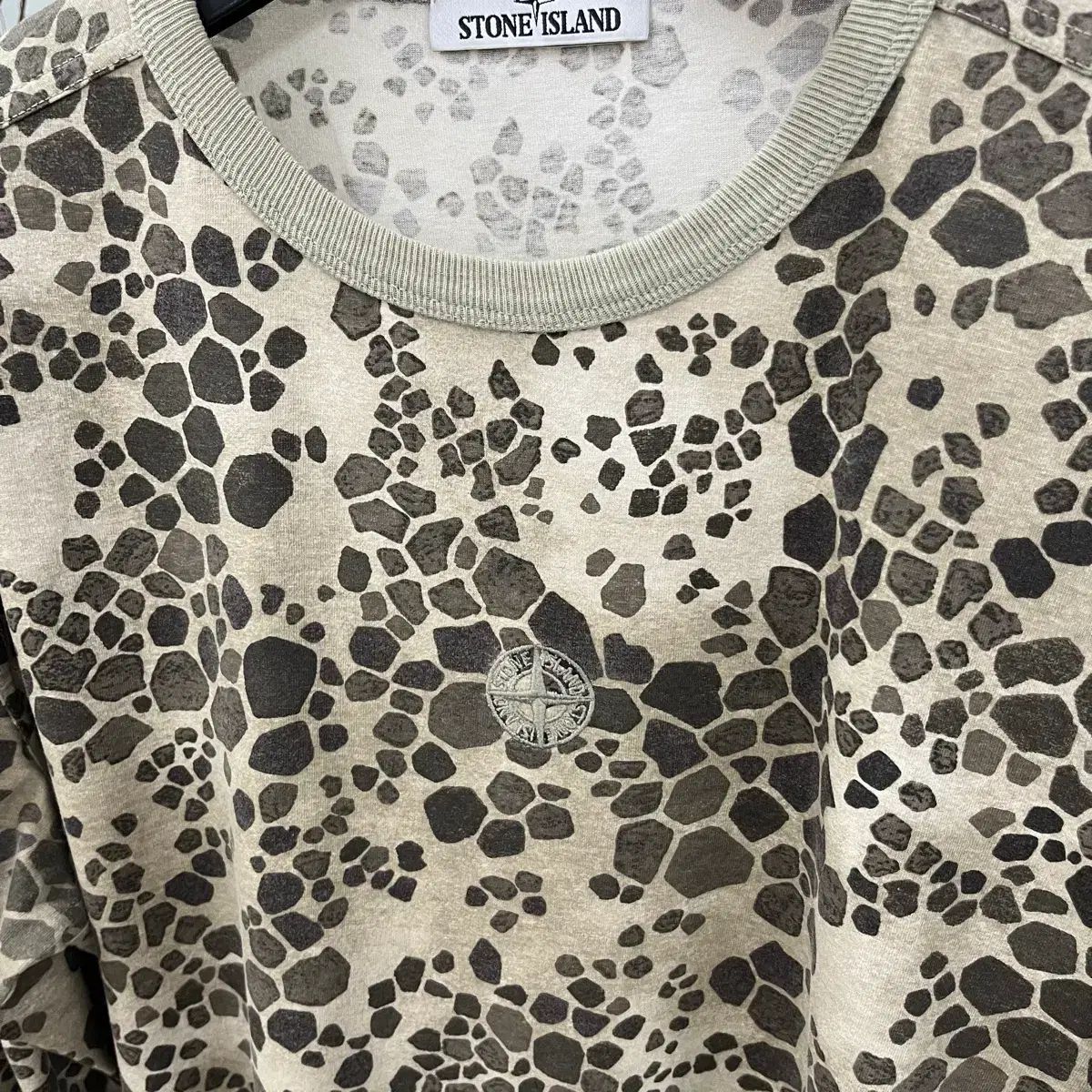 XLサイズ！STONE ISLAND アリゲーターカモロングスリーブTシャツ 