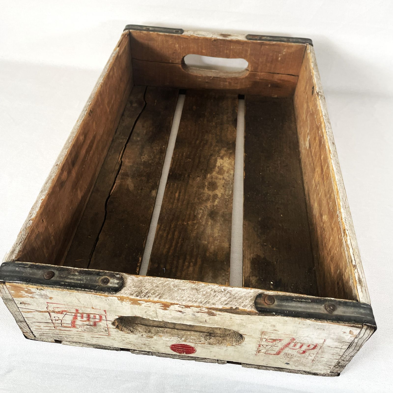 60s 7up Wooden Crate セブンアップ 木箱 クレート 60年代 