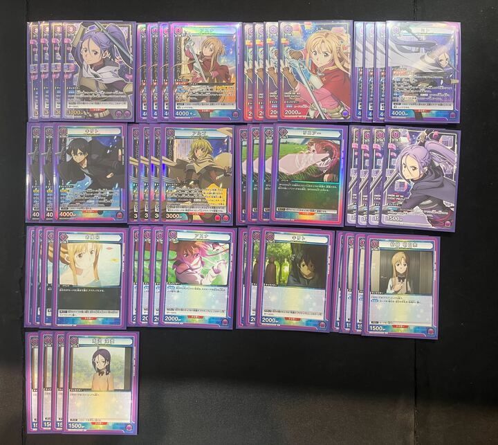 デッキ】SAO 紫 プログレッシブ【UNIONARENA】※一部パラ ユニオンアリーナ