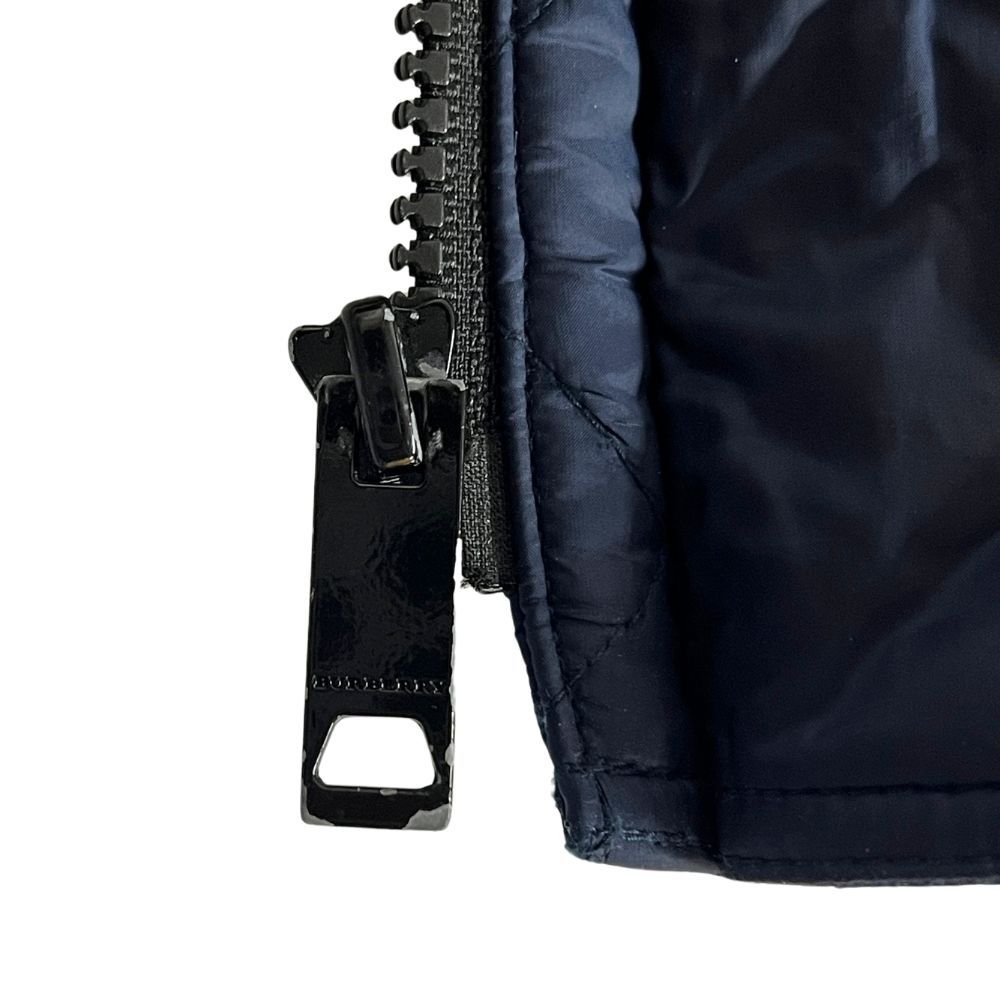BURBERRY バーバリー キルティング フード ジャケット キッズ ネイビー