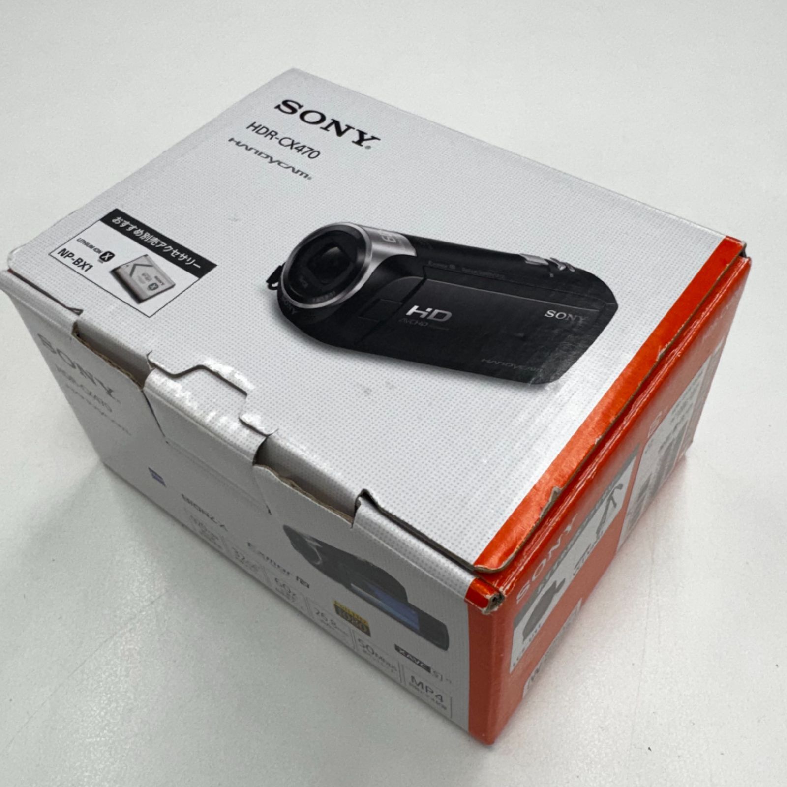 新古品・保証あり】SONY HDR-CX470 ビデオカメラ本体 ブラック 