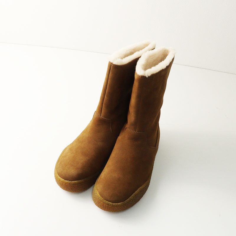 極美品 カンペール CAMPER Peu Terreno ペウテレーノ ムートン ファー 