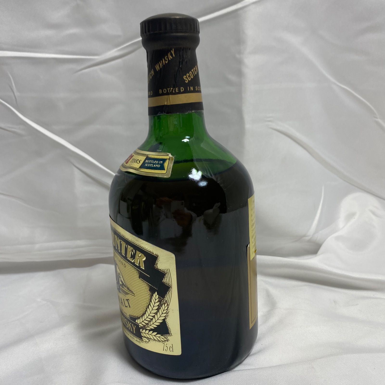 グレンハンター21年 ピュアモルトスコッチウイスキー 750ml 古酒、箱なし 特級 GLEN HUNTER グレンハンター 21年 箱 未開栓 E8232 飲料