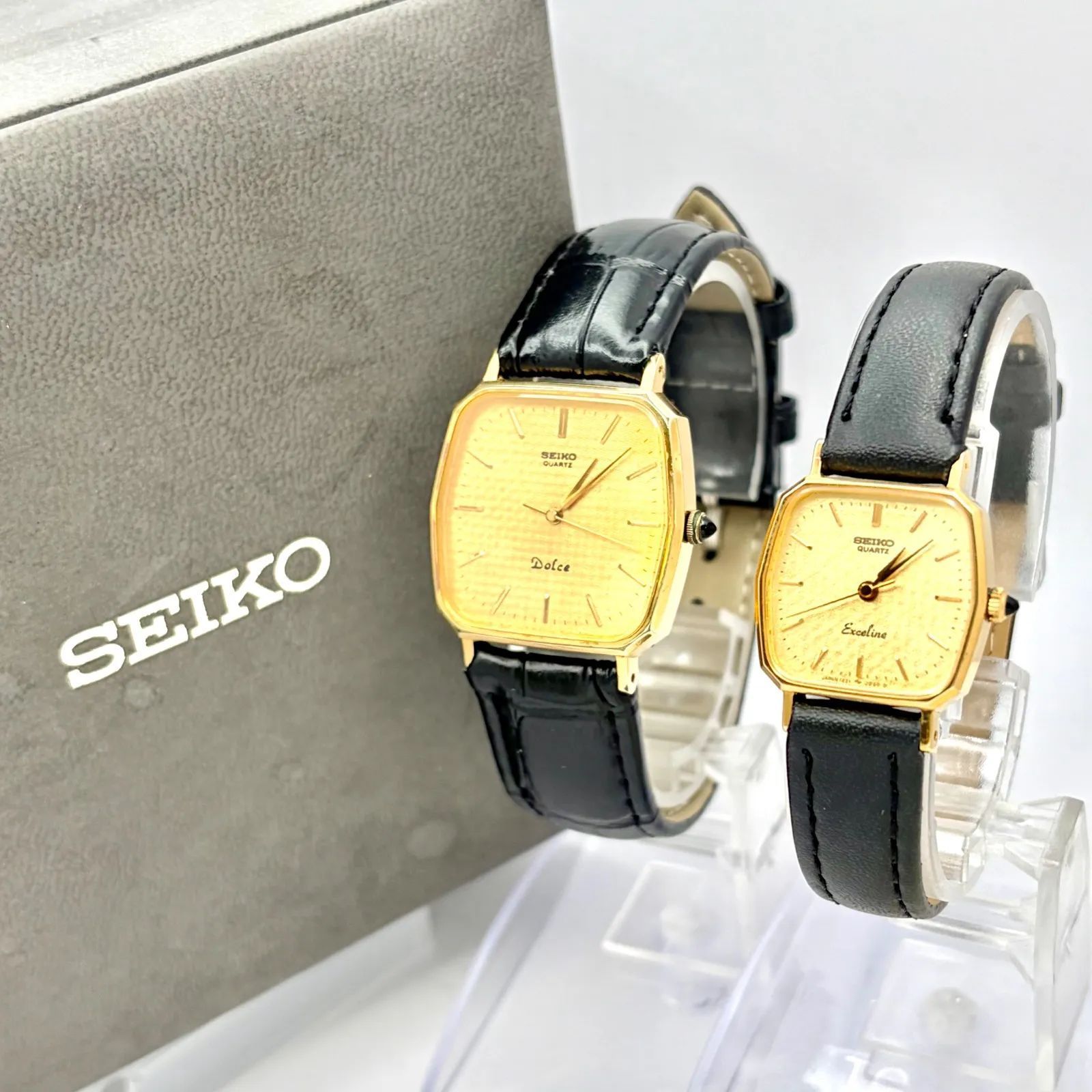 箱付/ペアウォッチ/新品電池】SEIKO セイコー Dolce ドルチェ Exceline