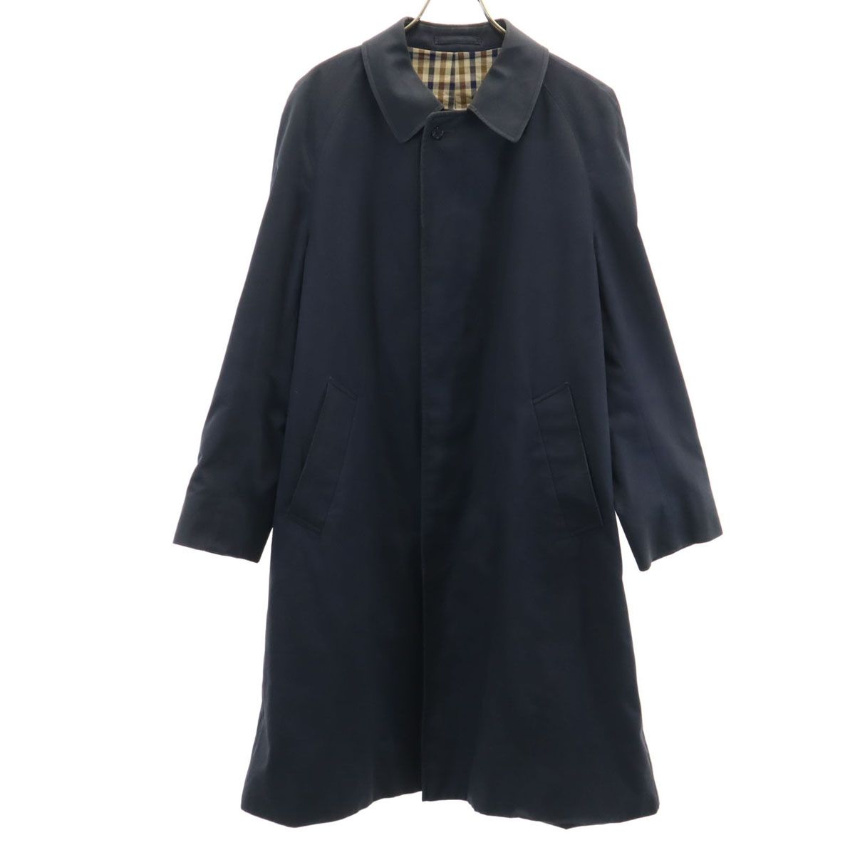 Aquascutum アクアスキュータム ピーコート ヴィンテージ 裏地赤 金鎖