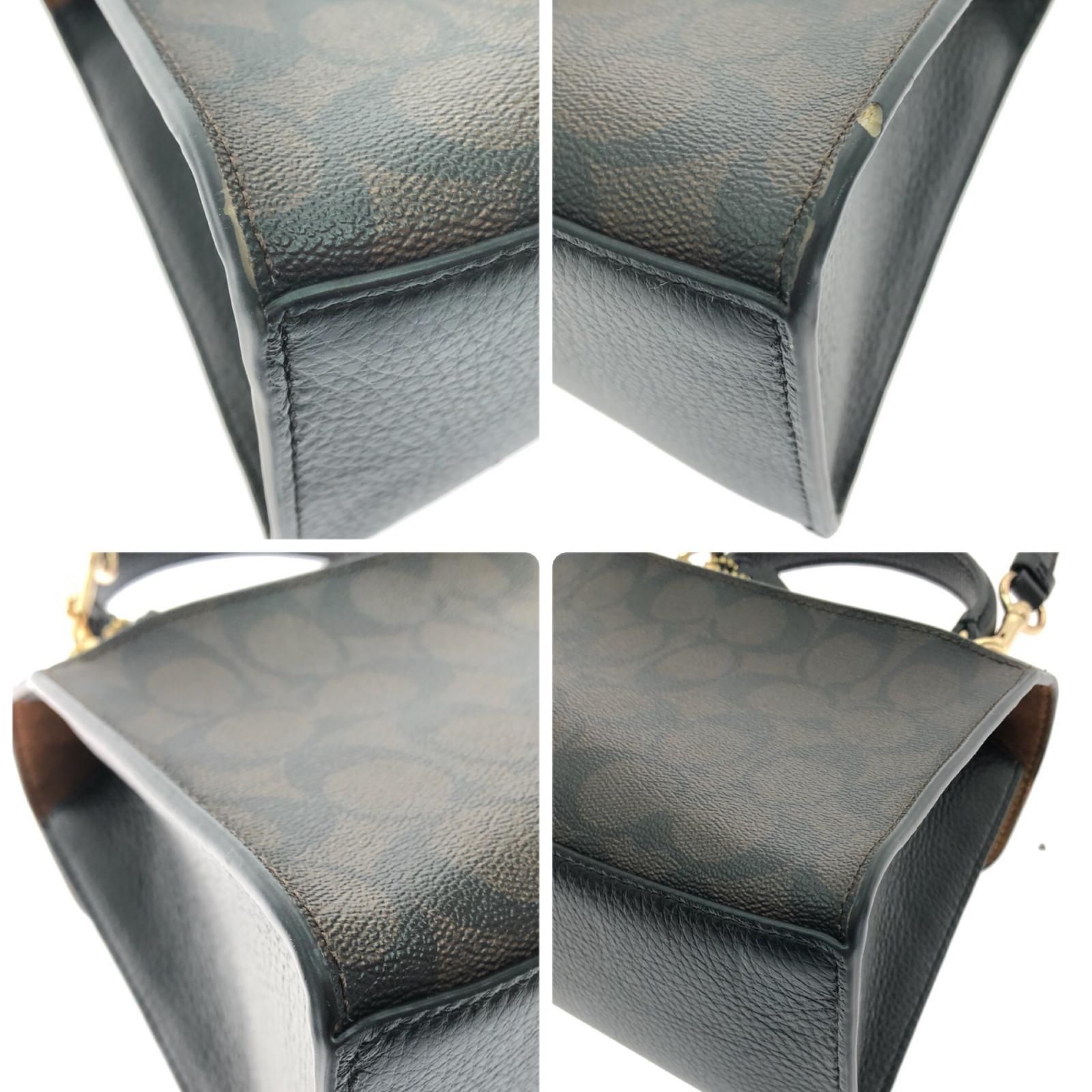 ▽▽COACH コーチ レディース 2WAYバッグ シグネチャー ペッパー 