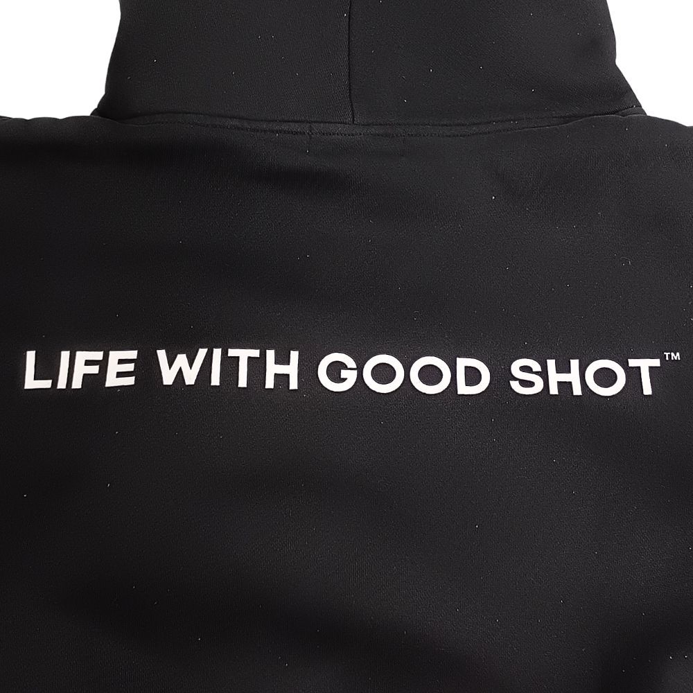 NO COFFEE × CLUBHAUS NO GOLF スウェット パーカー ブラック サイズS