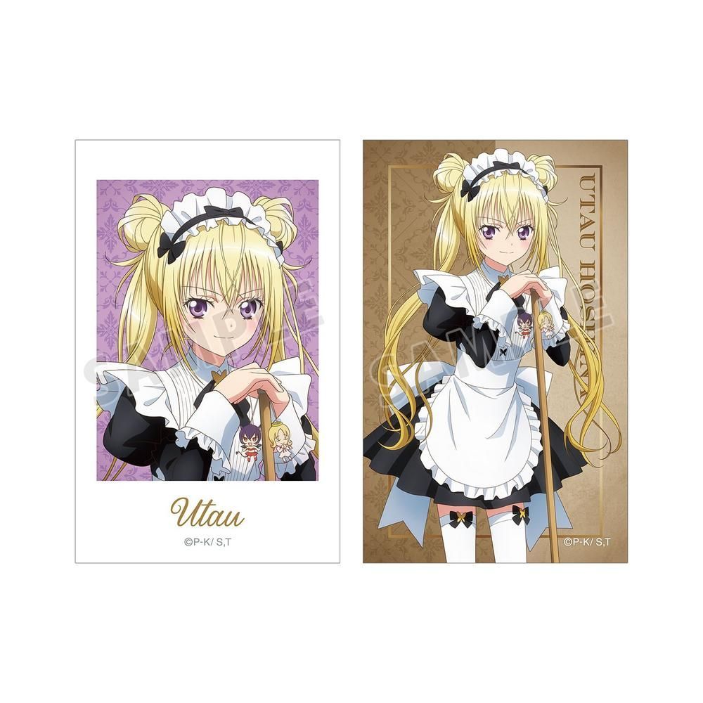 しゅごキャラ　メイド＆執事　缶バッジ　アクリルカード　ネームプレート　ほしな歌唄 しゅごキャラ!』描き下ろし ほしな 歌唄 メイド&執事ver. イラスト