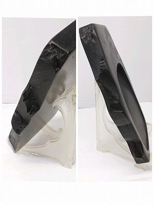 23k-592o【中古】すずり 硯 彫刻 松 工芸