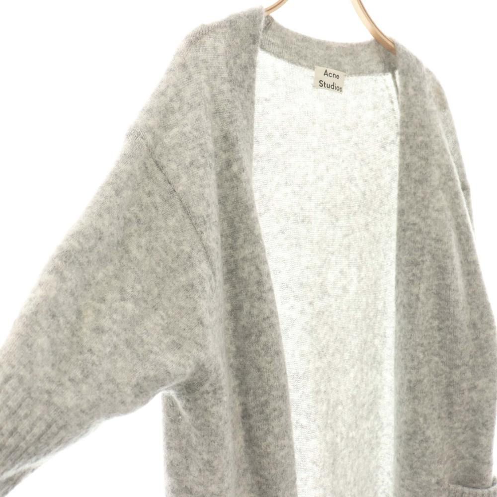 Acne Studios / アクネストゥディオズ | RAYA MOHAIR モヘヤニット ロングカーディガン | XS | ブラウン | レディース アクネ ストゥディオズ Acne Studios RAYA MOHAIR ロングカーディガン