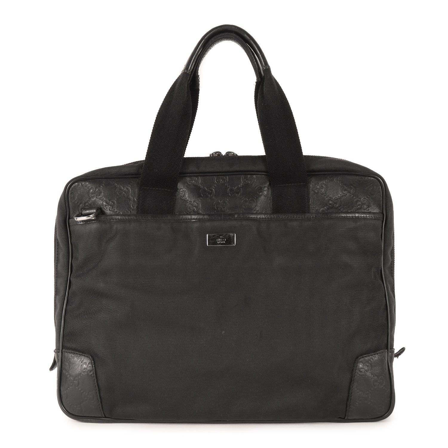 GUCCI グッチ バッグ | GG柄 レザー ナイロンキャンバス ブリーフ