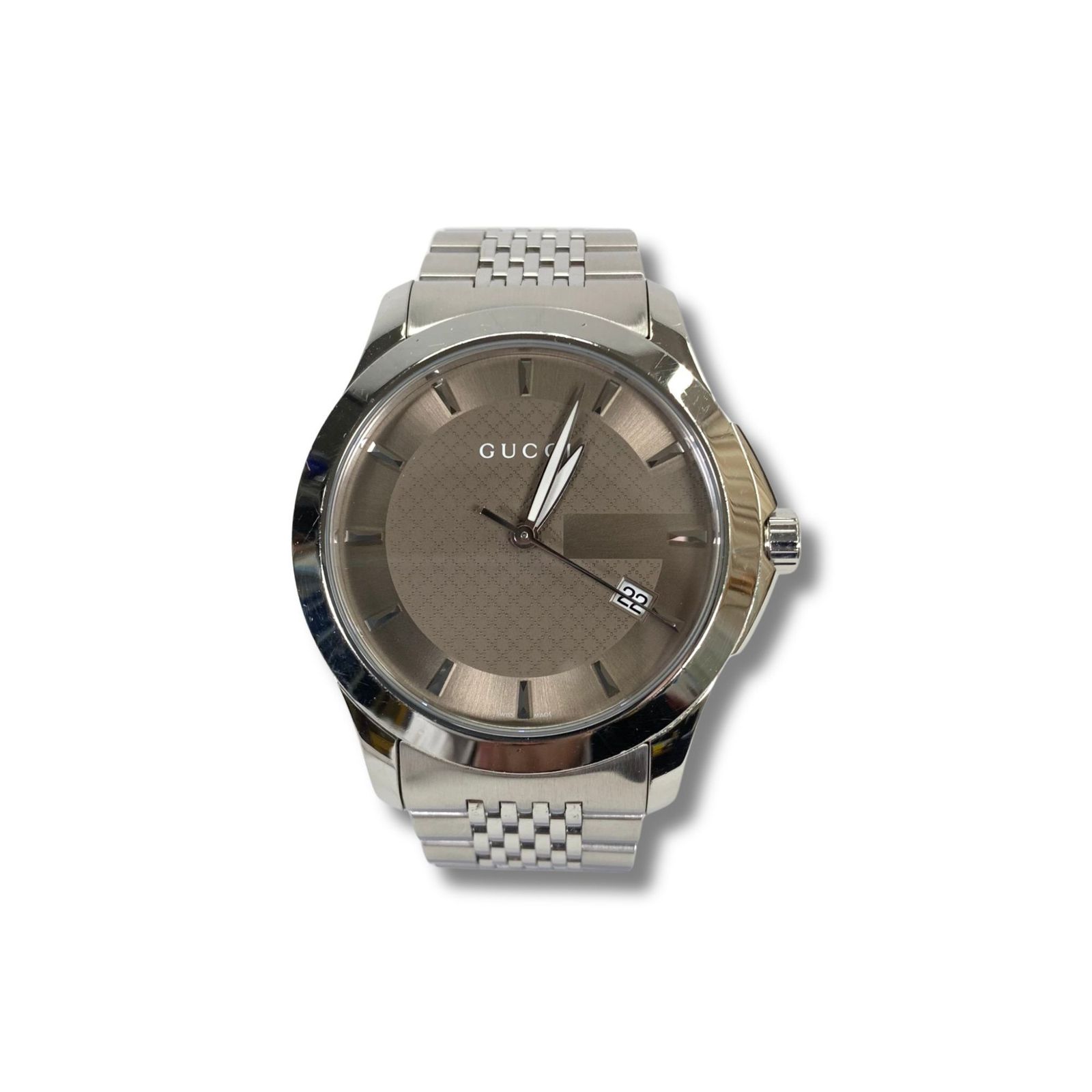 GUCCI グッチ Gタイムレス クオーツ 腕時計126.4 YA126406 箱コマ付 
