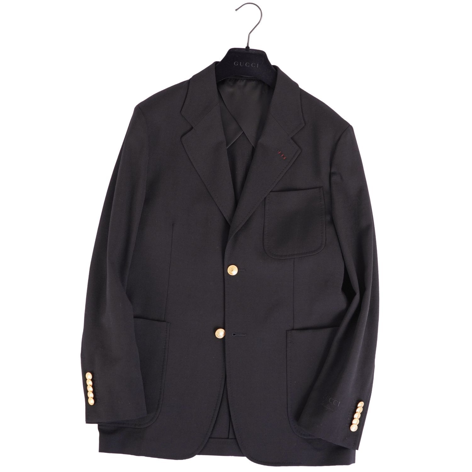 極美品 グッチ GUCCI ジャケット テーラードジャケット シングル 