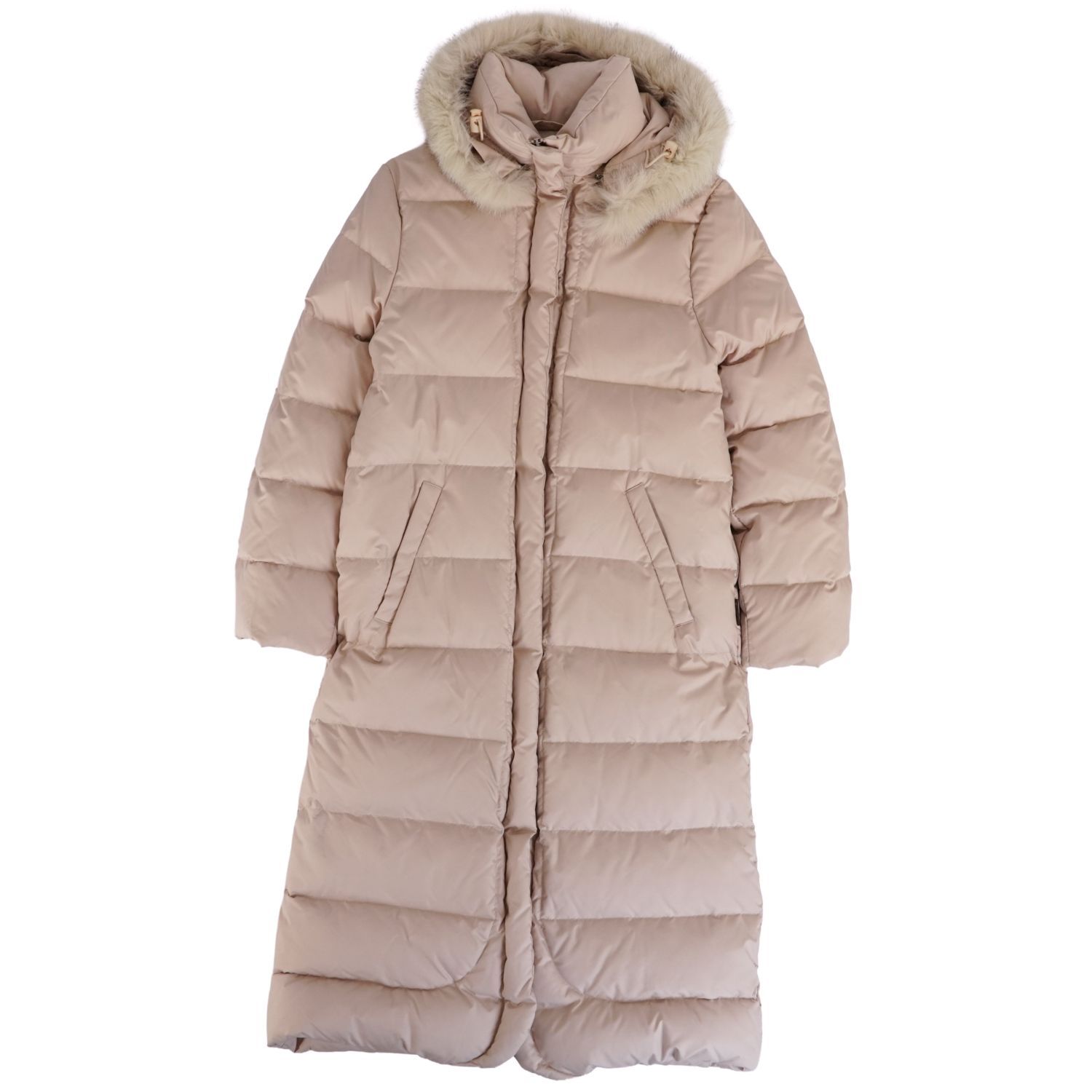 極美品 モンクレール MONCLER 茶タグ ダウンコート ロングコート 