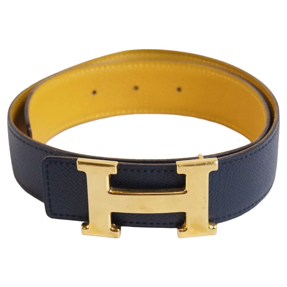 美品 Vintage エルメス HERMES 97年 ベルト レザーベルト リバ - メルカリ
