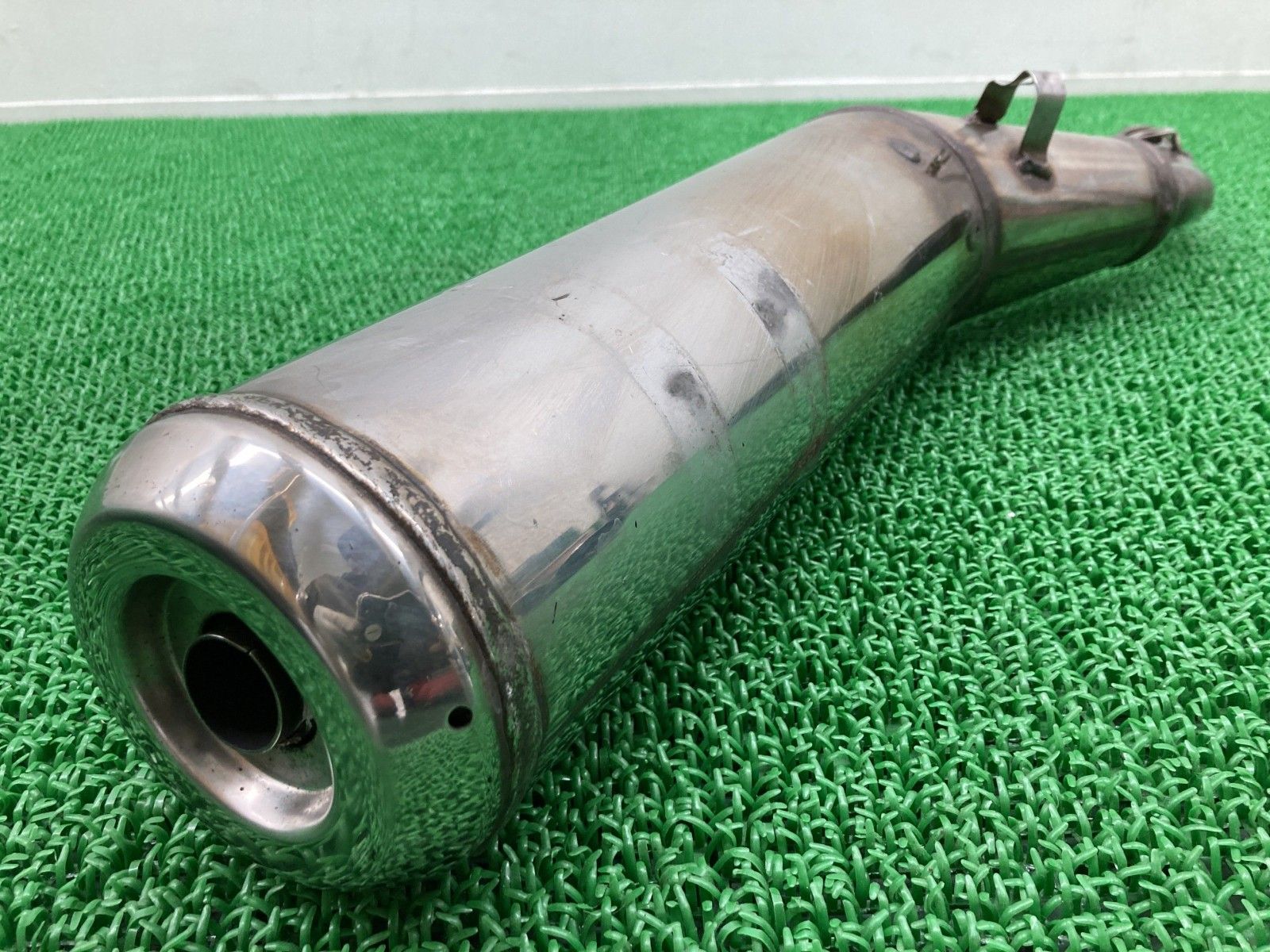 ジェベル250 サイレンサーマフラー 13E0 スズキ 純正 中古 バイク 部品