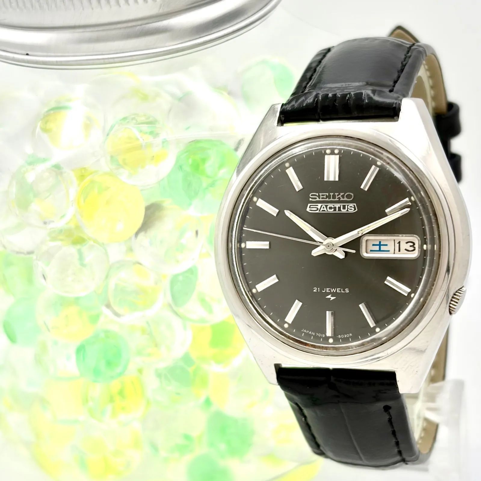 【稼働品】SEIKO5 セイコー アクタス★メンズ デイデイト 青文字盤 希少 稼働品SEIKO5 セイコー アクタス メンズ デイデイト 青文字盤 希少