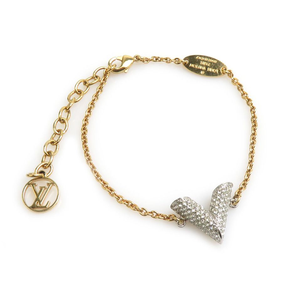 【Louis Vuitton】ブレスレット　正規品 ルイ ヴィトン LOUIS VUITTON ブレスレット エセンシャルV ストラス