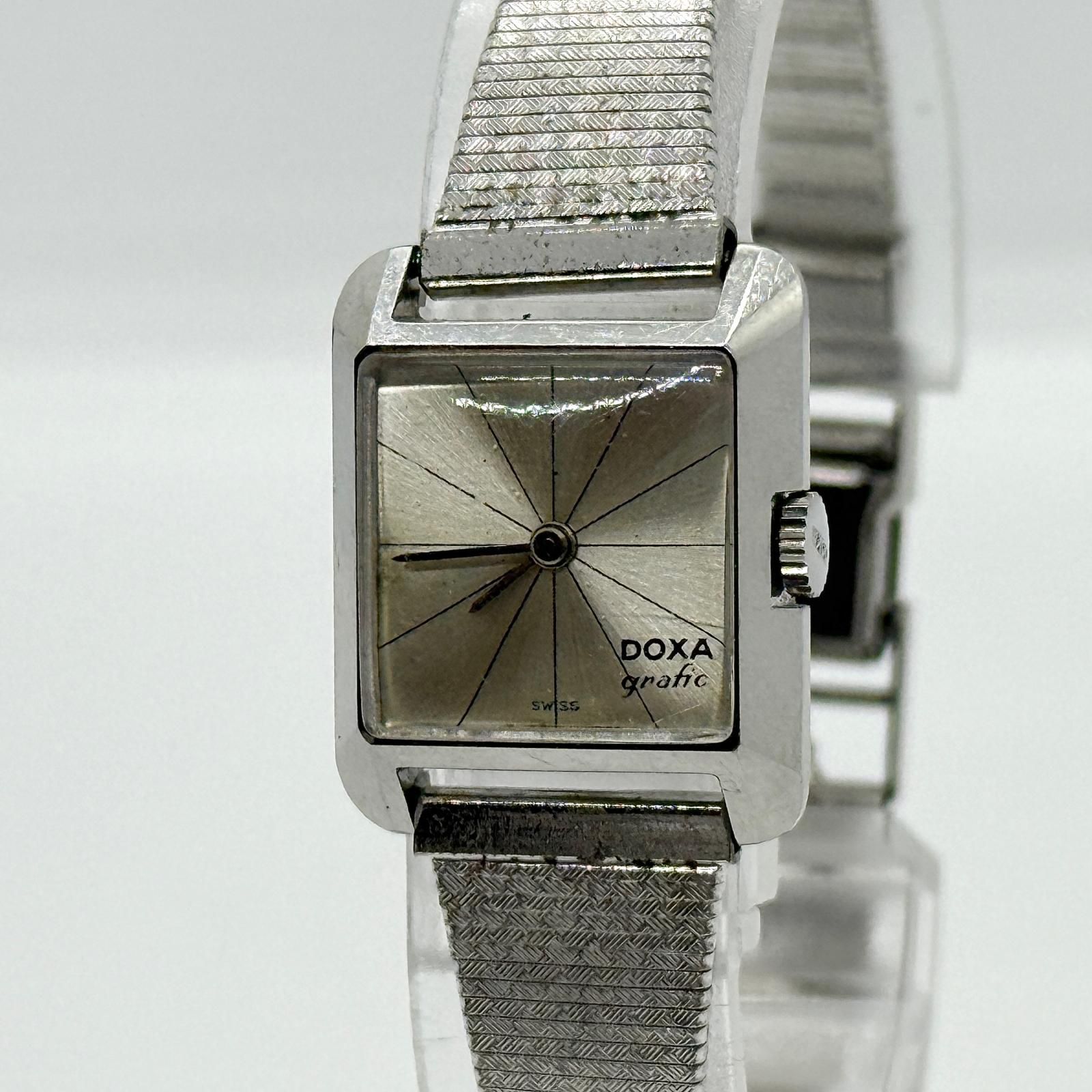 CP-A0074　DOXA　ヴィンテージ腕時計　動作品　メンズ　スイス DOXA (ドクサ) ビンテージスイス時計