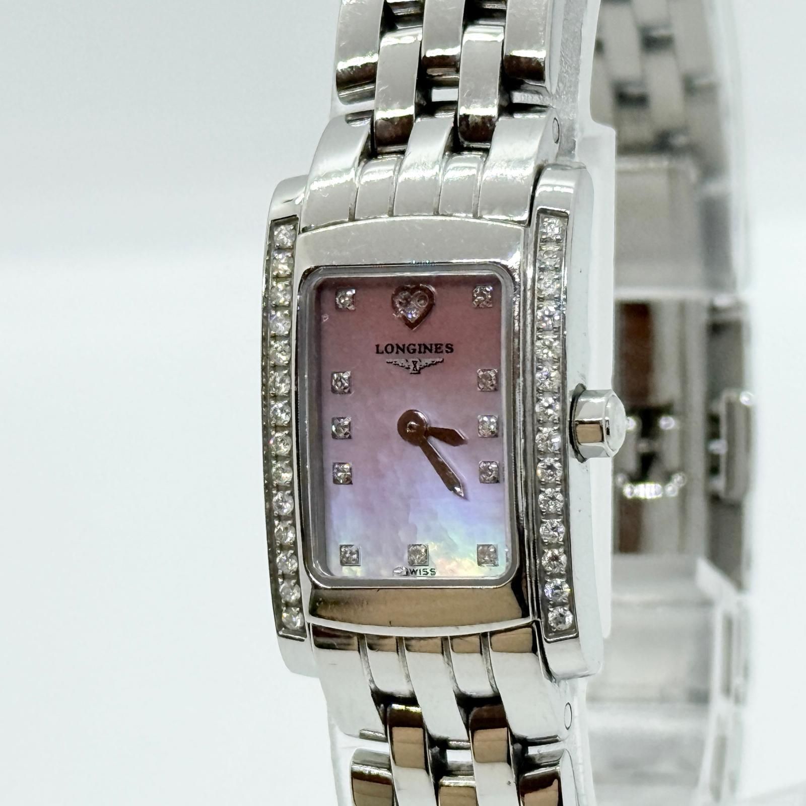LONGINES ロンジン ドルチェビータ L5.158.0 ピンク QZ レディース 