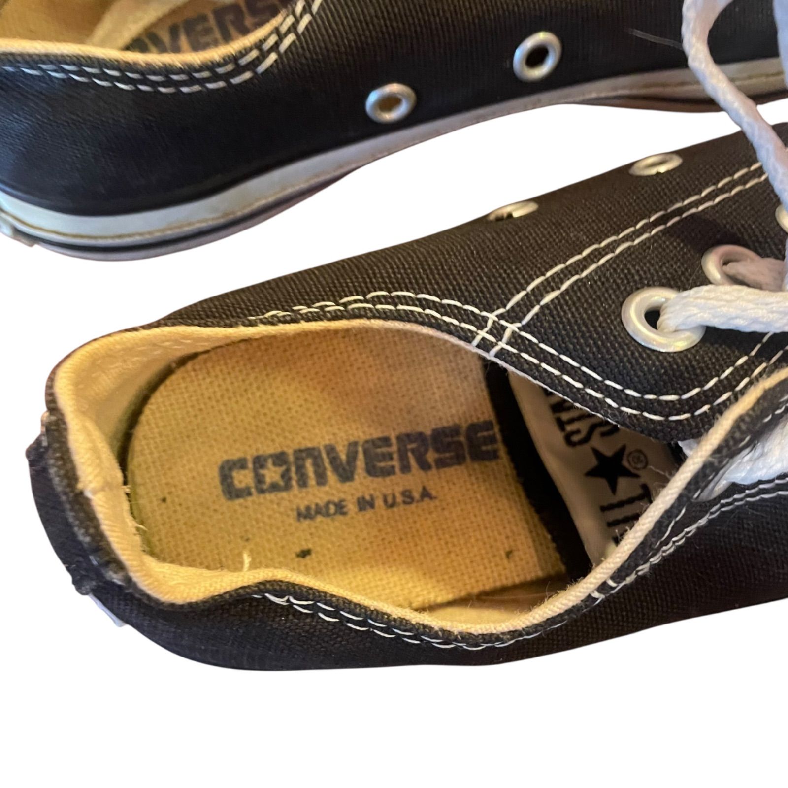 USA製 90s CONVERSE ALL STAR 黒 23cm コンバース オールスター 