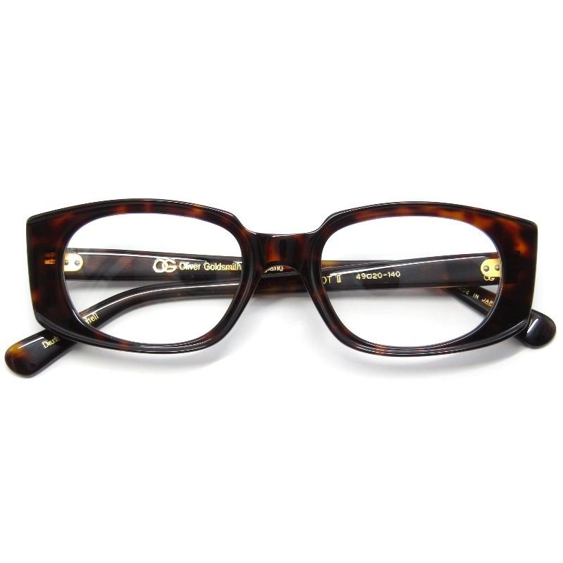 未使用 OLIVER GOLDSMITH オリバーゴールドスミス メガネフレーム ASCOT II 日本製 アスコット2 Dark Tortoiseshell 61004956 未使用 OLIVER GOLDSMITH オリバーゴールドスミス メガネフレーム