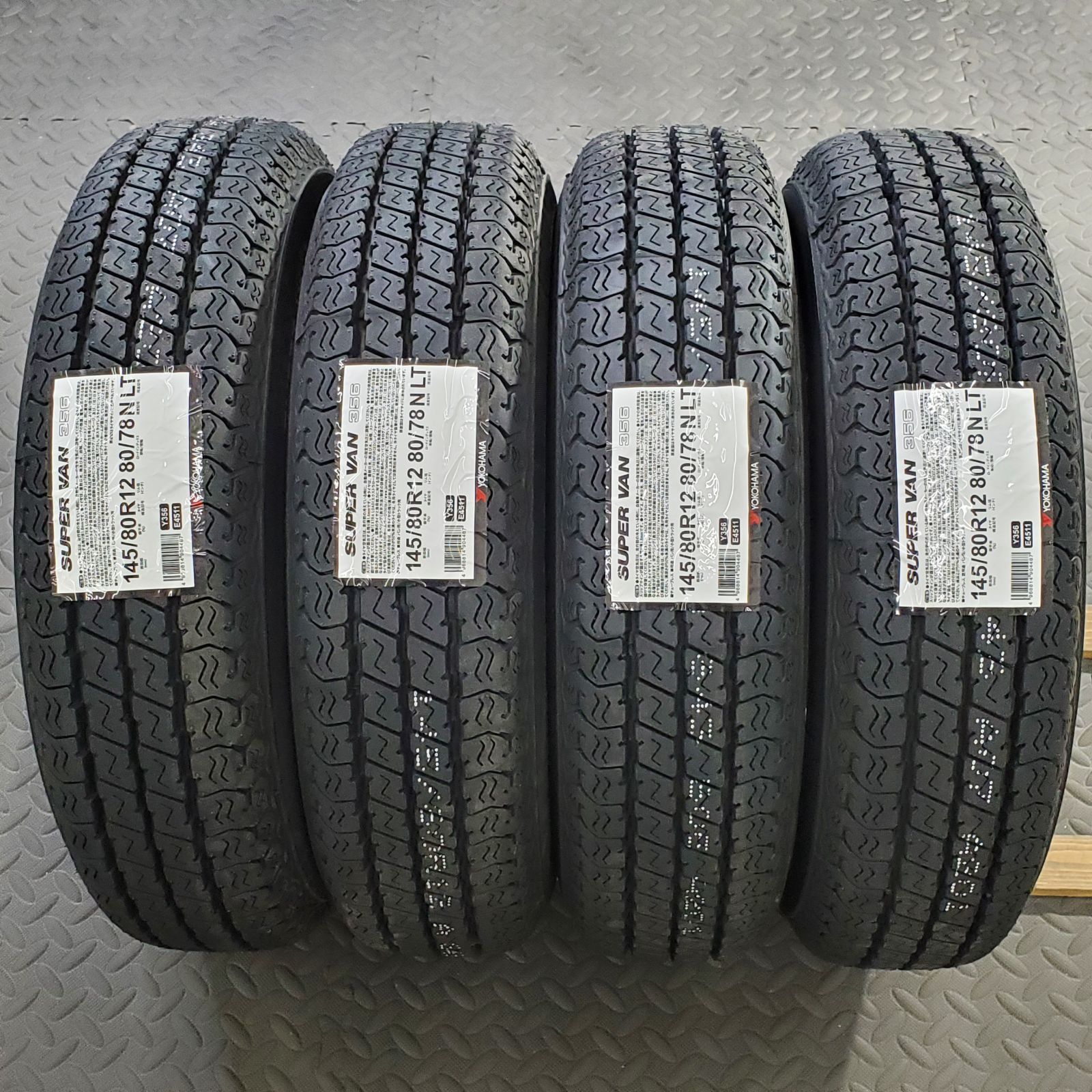 25年製 新品タイヤ 145/80R12 80/78N LT ヨコハマ スーパーバン356(夏 25年製 新品タイヤ 145/80R12 80/78N LT ヨコハマ スーパーバン356(夏