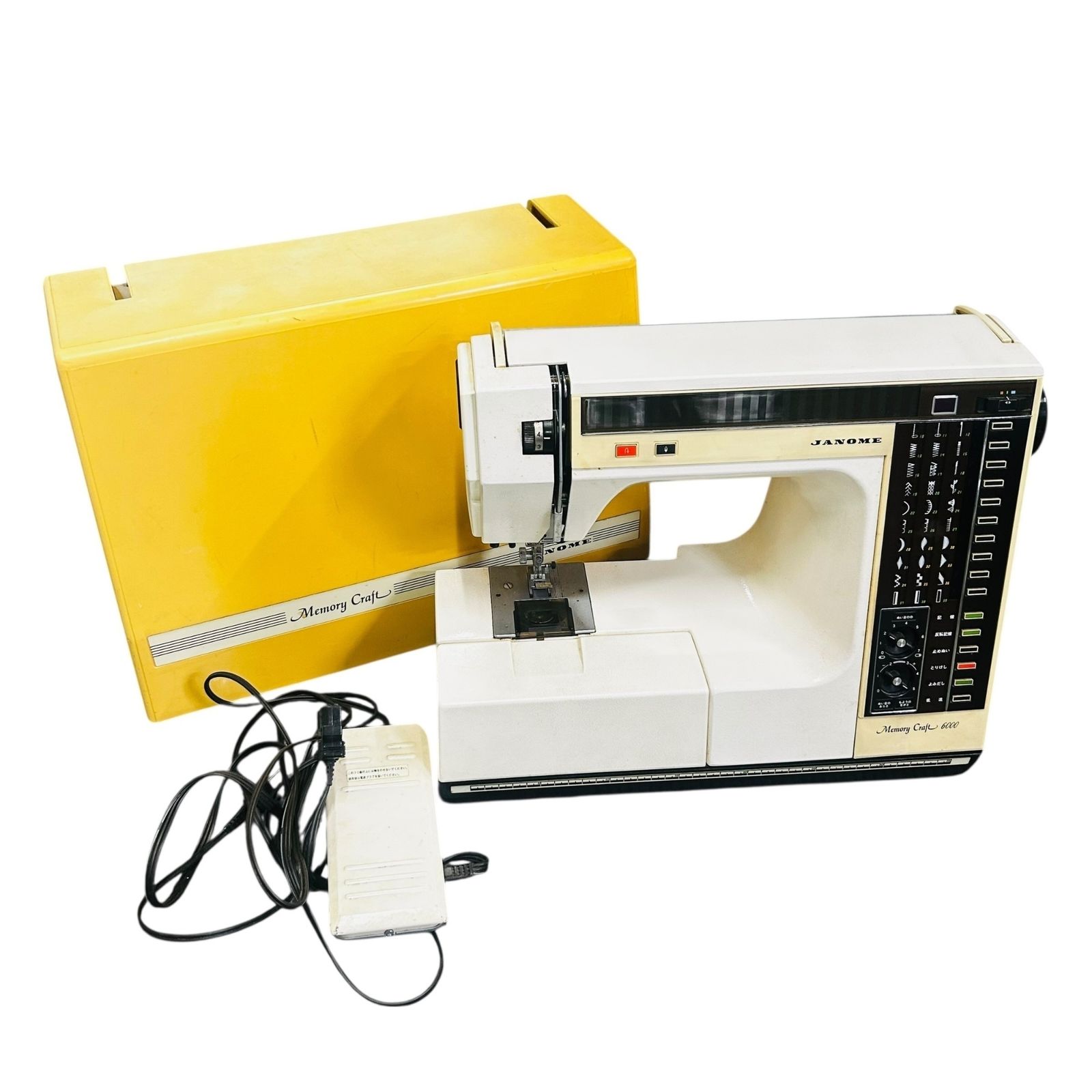JANOME ジャンク ジャノメミシン メモリークラフト6000 動作品 