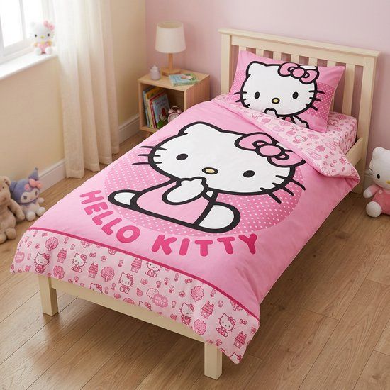 Hello Kitty ハローキティキティちゃん 掛け布団カバー + 枕カバー