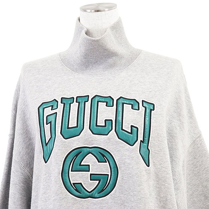 美品】GUCCI グッチ スウェット GG インターロッキング エンブロイ 