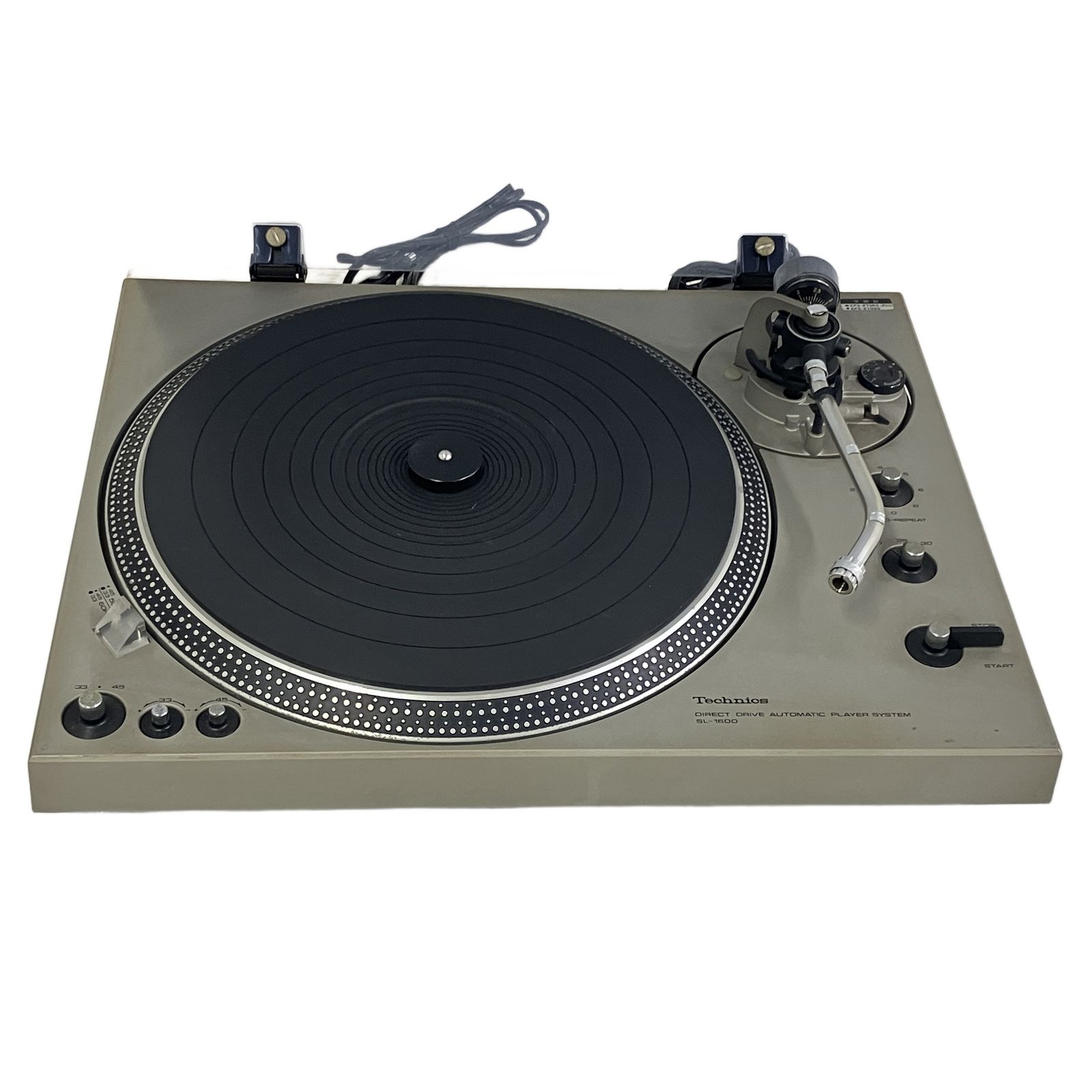 節約 Technics SL-1600 ダイレクトドライブ ターンテーブル 通電・回転