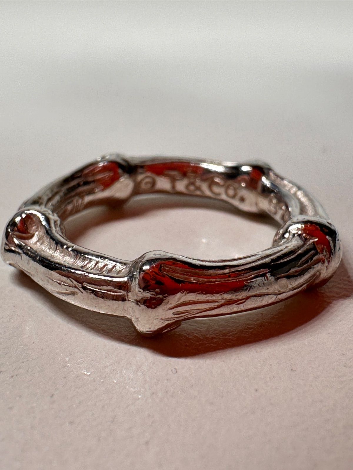 TIFFANY＆Co. ティファニー 1996 バンブー リング 指輪 9号 TIFFANY＆Co. ティファニー 1996 バンブー リング 指輪 9号 - メルカリ