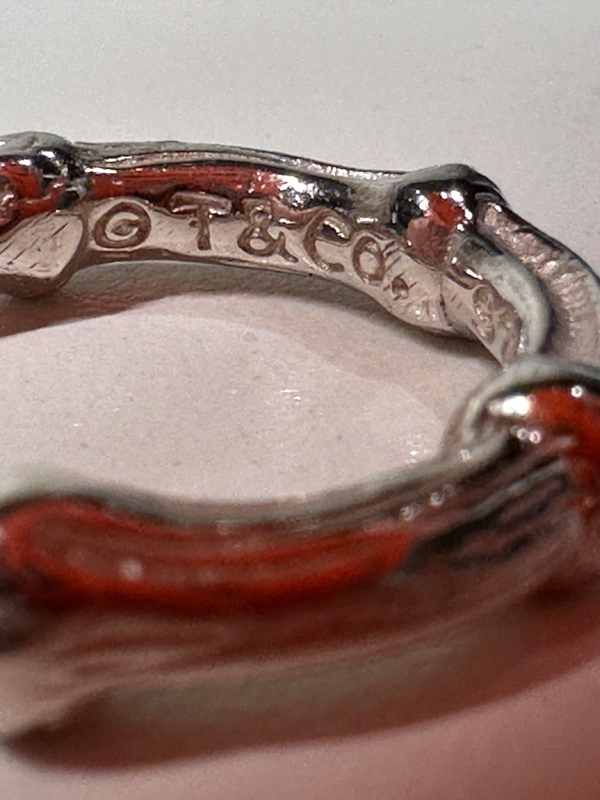 TIFFANY＆Co. ティファニー 1996 バンブー リング 指輪 9号 TIFFANY＆Co. ティファニー 1996 バンブー リング 指輪 9号 - メルカリ
