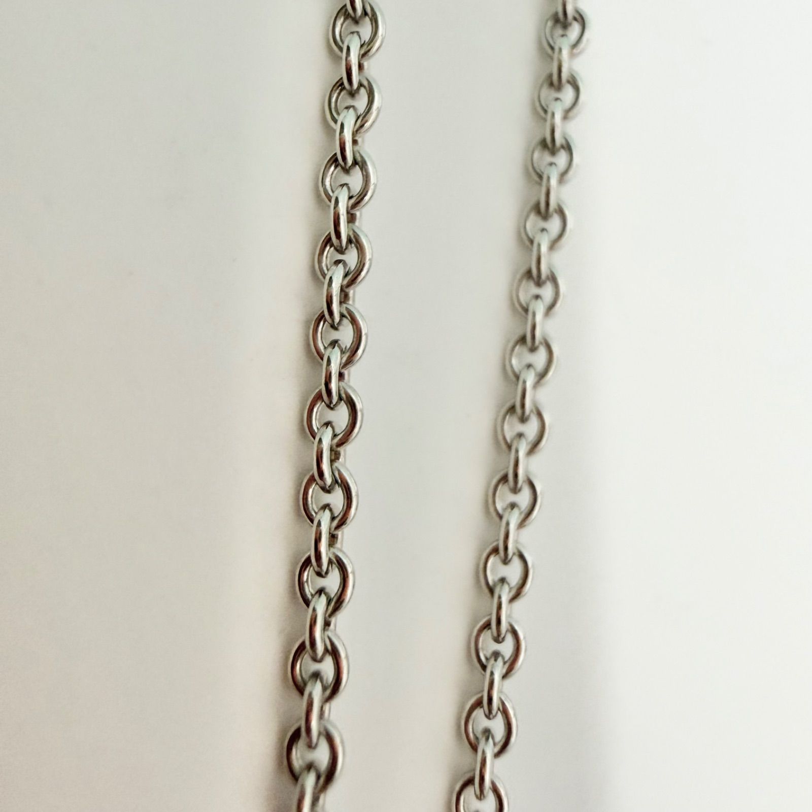 新品仕上済 Tiffany & Co. ティファニー オープンハート ネックレス L
