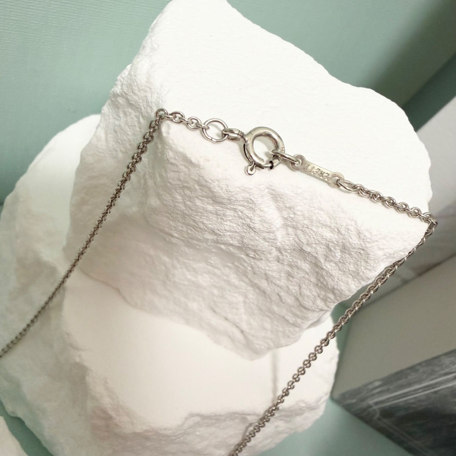 新品仕上済 Tiffany & Co. ティファニー オープンハート ネックレス L