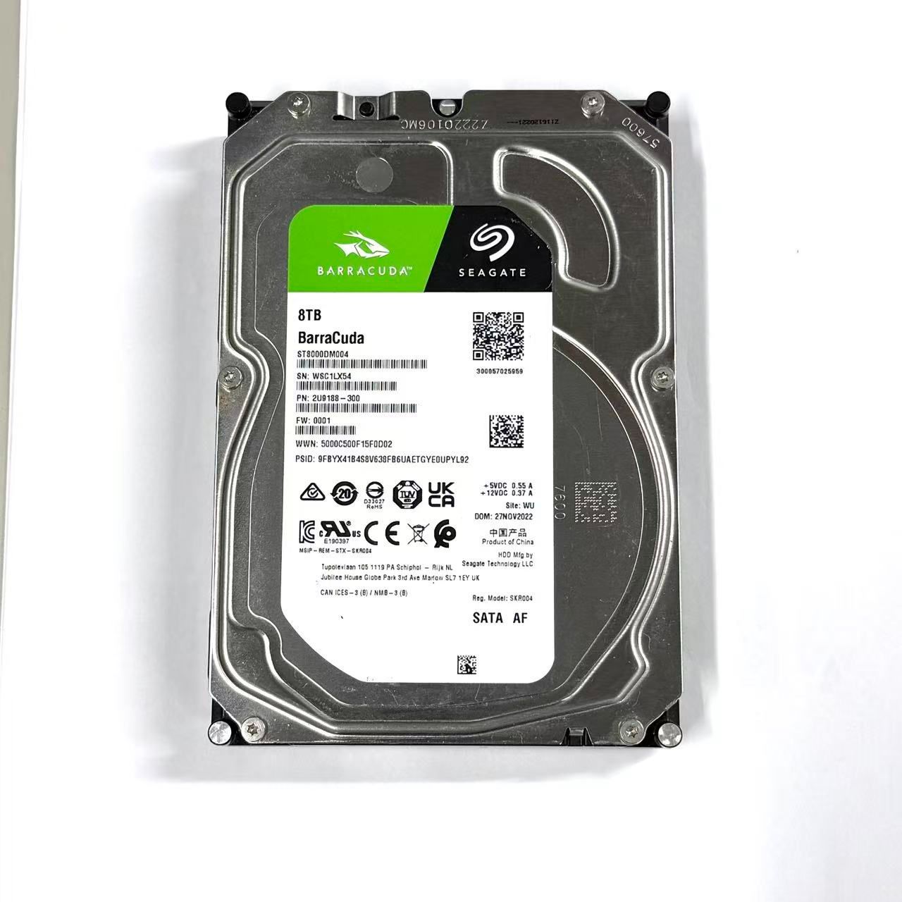 HDD 3 5インチ 8TB 5400rpm SATA600 256MB seagate BarraCuda ST8000DM004 内蔵
