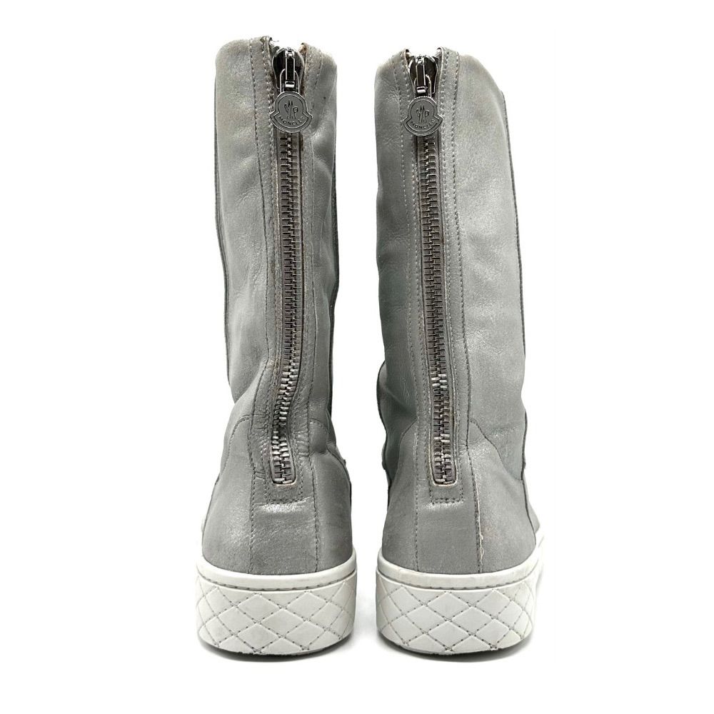 MONCLER モンクレール ラメ ジップ ブーツ 24.5cm サイズ38 - メルカリ
