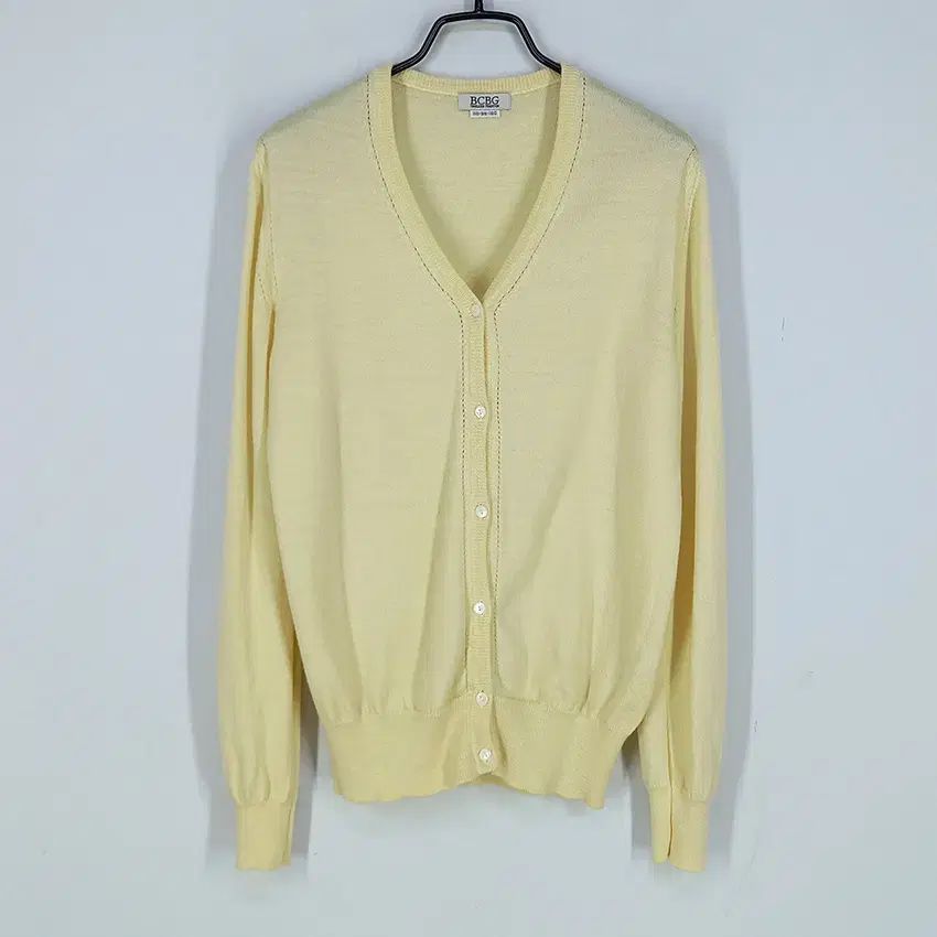BCBG レディース 秋冬 ニットカーディガン イエロー (HU43297