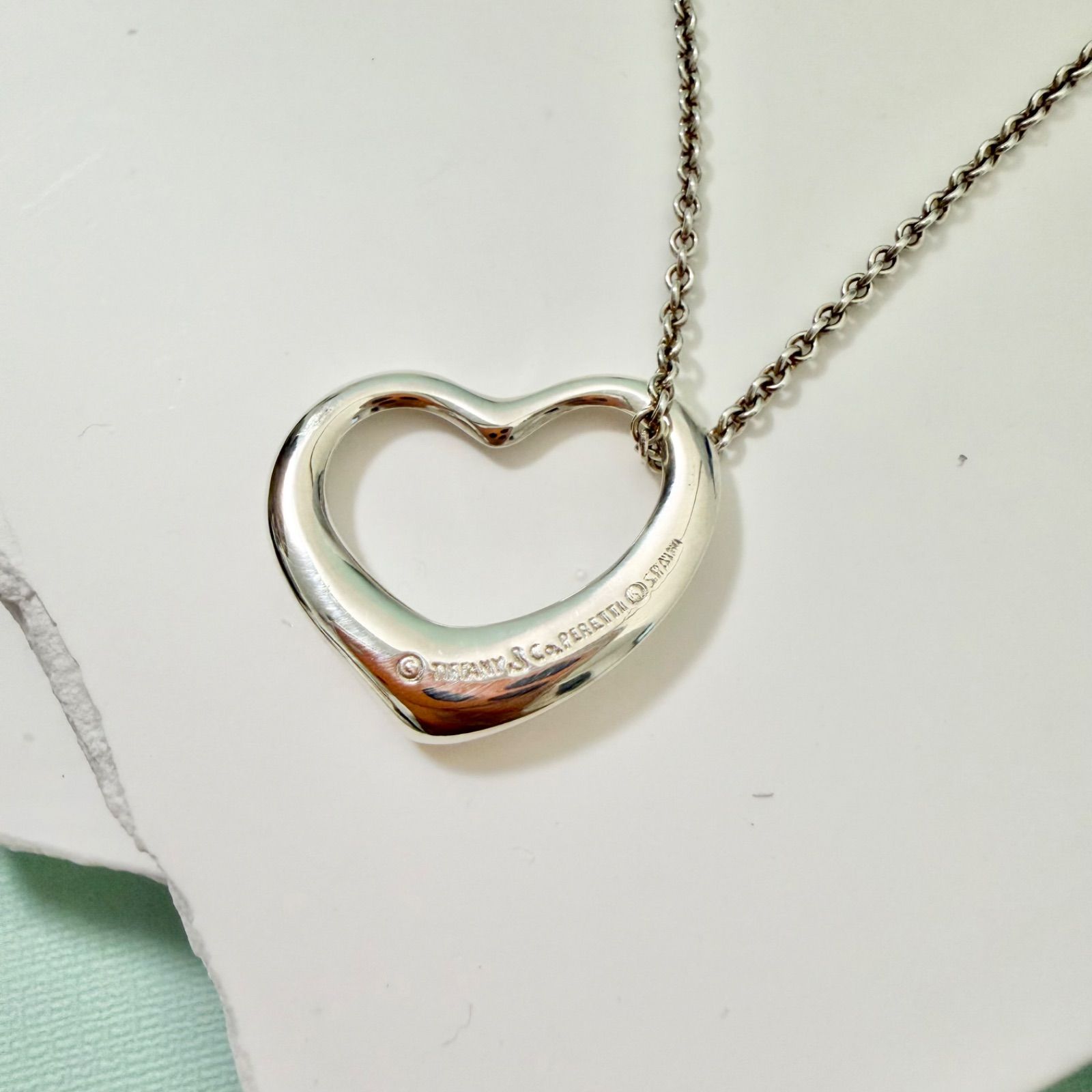 レディース 新品仕上済 Tiffany & Co. ティファニー オープンハート 