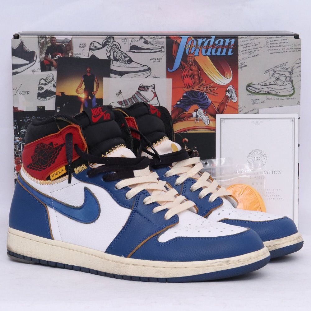 28.5cm NIKE × UNION Air Jordan 1 Retro High OG NRG Storm Blue 