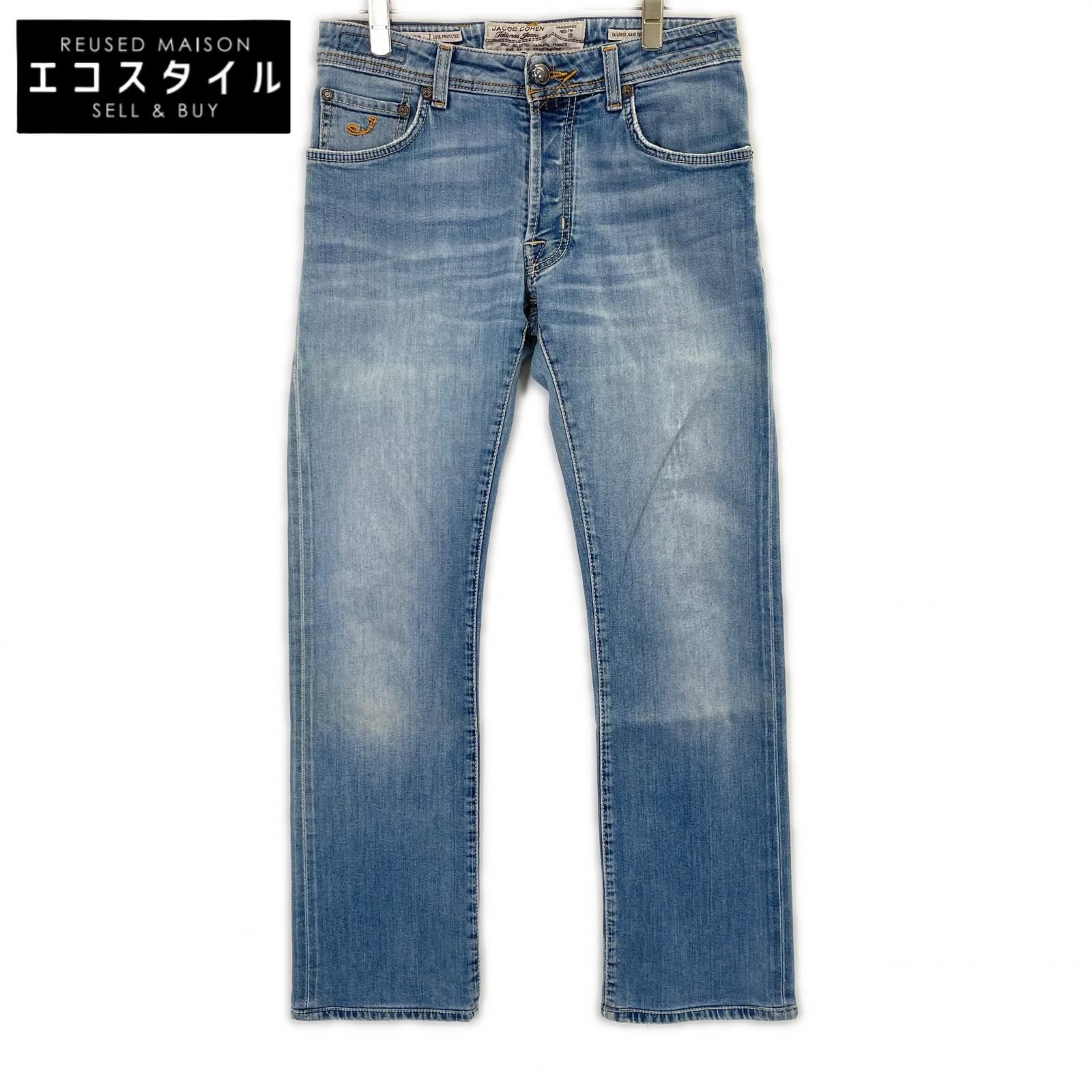 JACOB COHEN ヤコブコーエン PW620 ボタンフライ デニムパンツ 30 全国 