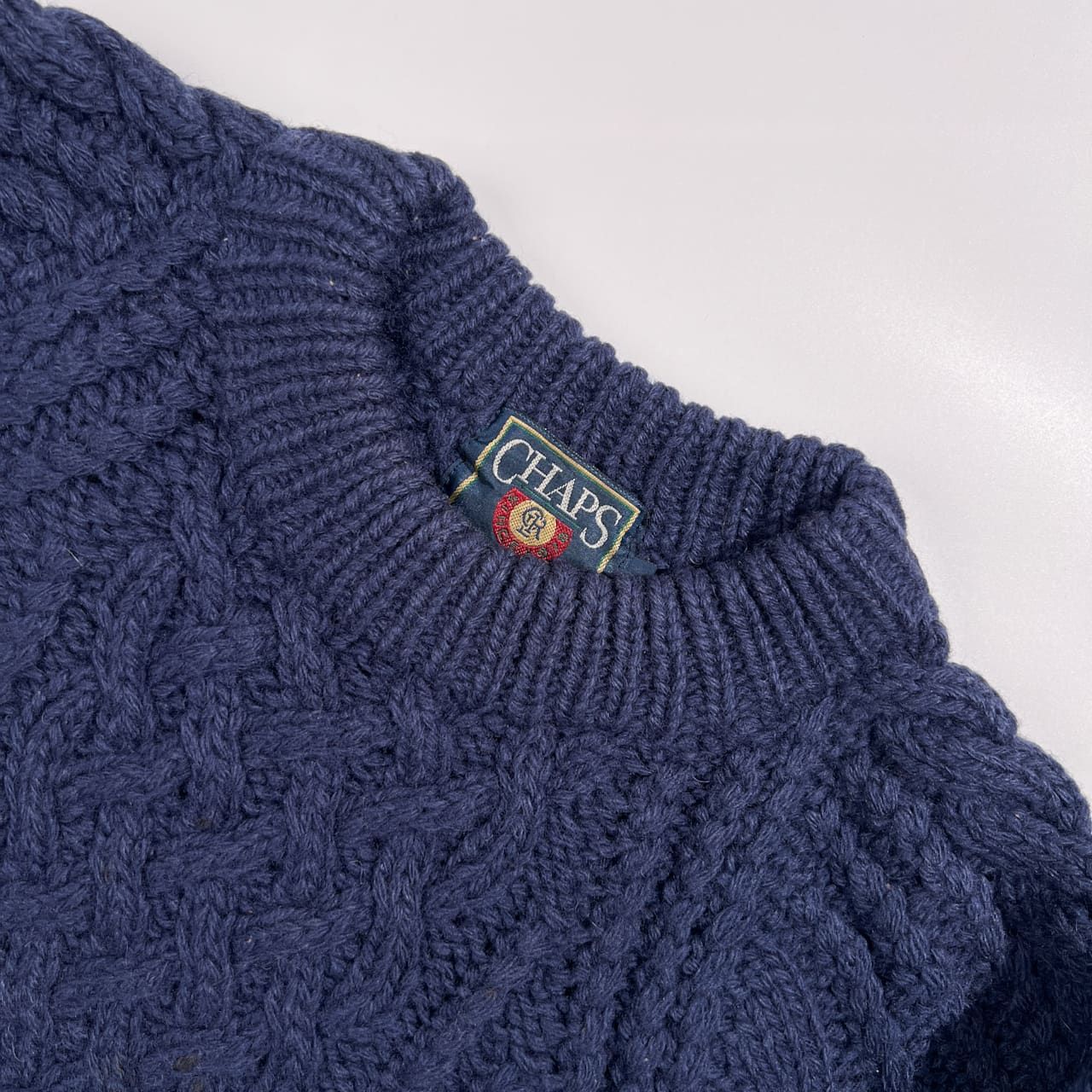 90s CHAPS RALPH LAUREN チャップス ラルフローレン ケーブル編み 