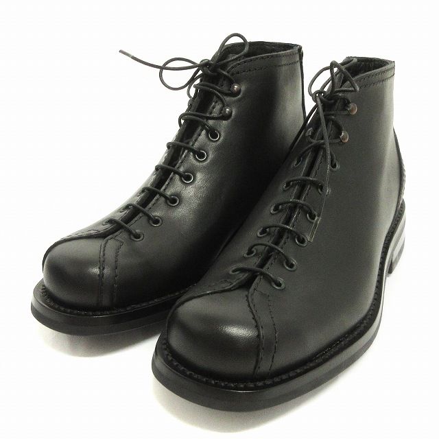 シルバノマッツァ Silvano Mazza 美品 モンキーブーツ ショート レース 