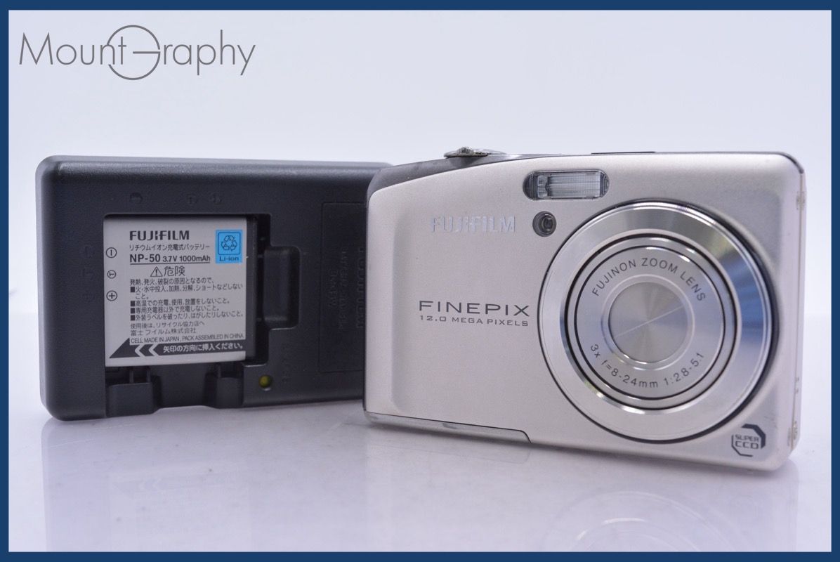 カメラ 富士フィルム FUJIFILM FinePix F60 fd 3x バッテリー、充電器