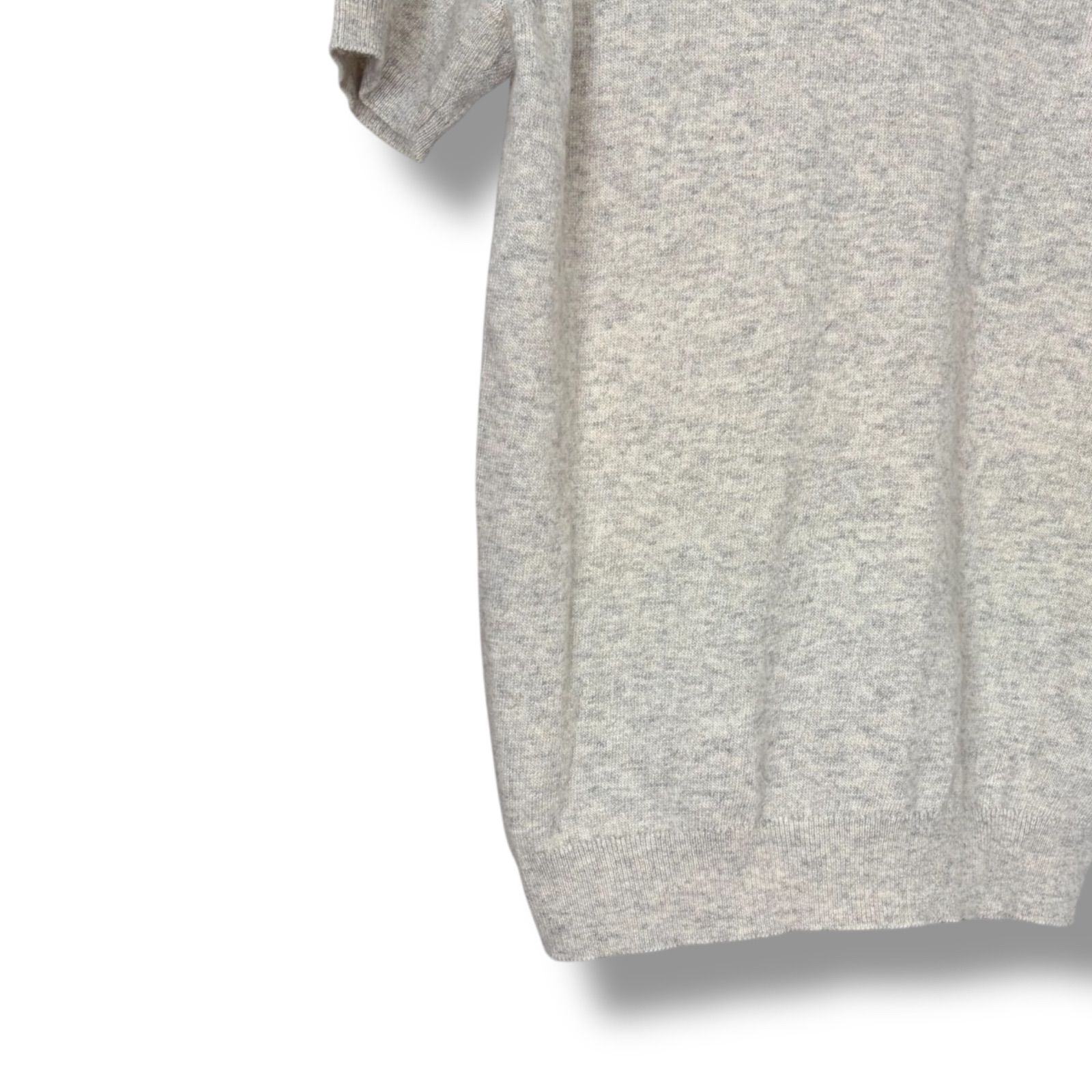 BALLANTYNE CASHMERE バランタイン カシミヤ100% 半袖 ニット セーター 